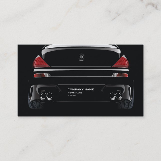 Moderne Auto-Händler-Geschäfts-Visitenkarte Visitenkarte (Vorderseite)