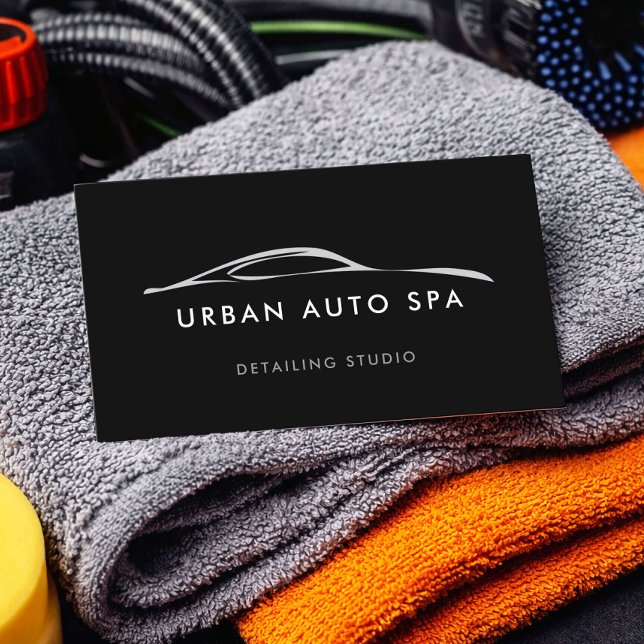 Moderne Auto-Spa-Aufbereitung Visitenkarte (Von Creator hochgeladen)