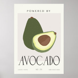 Moderne Avocado-Wandkunst Küchendekoration Poster