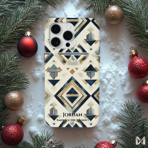 Moderne Aztekische Eleganz – Geometrische Stammesf Case-Mate iPhone Hülle