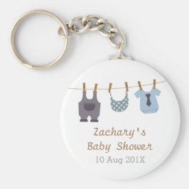 Moderne Baby Clothes Baby Boy Dusche Gastgeschenke Schlüsselanhänger