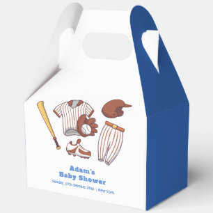 Moderne Baby-Party für kleinen Baseball-Schläger-J Geschenkschachtel
