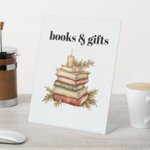 Moderne Babyduschbücher und Geschenke Sockelschild