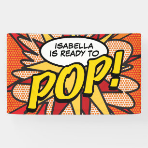 Moderne Babydusche für POP Banner