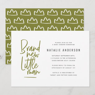 Moderne Babydusche Party Einladung