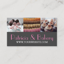Moderne Bäckerei Catering Süßigkeiten Shop Visiten