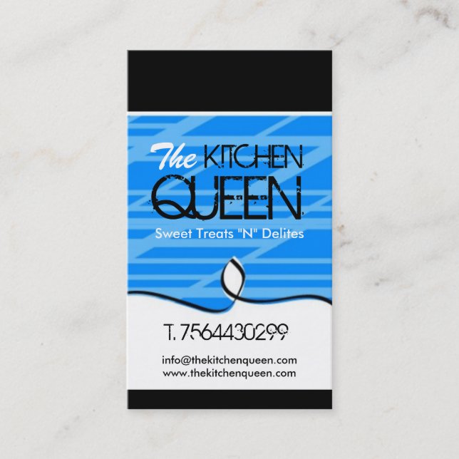 Moderne Bäckerei-Visitenkarten Visitenkarte (Vorderseite)