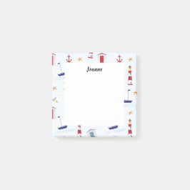 Moderne Bademantel mit Monogramm Post-it Klebezettel