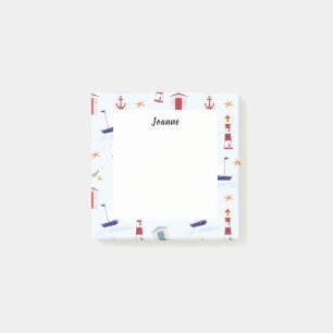 Moderne Bademantel mit Monogramm Post-it Klebezettel