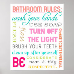 Badezimmer Poster | Zazzle.ch