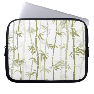 Moderne Bambus-Bäume Laptopschutzhülle