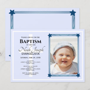 Moderne BAPTISM-Veranstaltung Einladung
