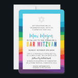 MODERNE BAR MITZVAH farbenfrohe technische Regenbo Einladung<br><div class="desc">von kat massard >>> https://linktr.ee/simplysweetpaperie << Ein modernes, schlichtes Einladungs-Design für die BAR, BAT oder B'NAI MITZVAH TIP :: 1. Um Grafiken und Schriftart zu ändern/zu verschieben und mehr Text hinzuzufügen, klicken Sie auf den Button "Anpassen". - - - - - - - - - - - - - -...</div>