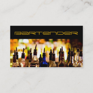 Moderne Barkeeper Business Card Visitenkarte