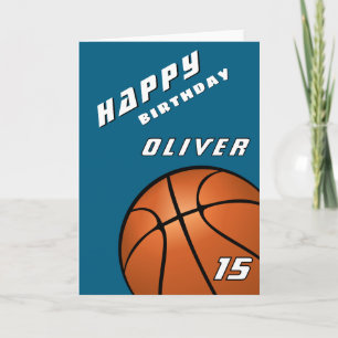 Moderne Basketball-Sportarten Alles Gute zum Gebur Karte