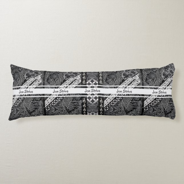 Moderne Batik-Muster Seitenschläferkissen (Vorderseite)
