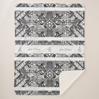 Moderne BATIK-Muster Sherpadecke