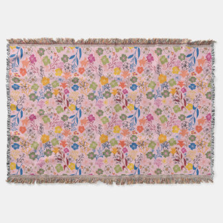 Moderne Batik-Rosen-Schatten Decke