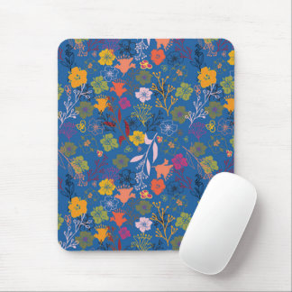 Moderne Batik Victoria Blau Mousepad