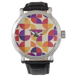 Moderne Bauhaus Geometrische Armbanduhr