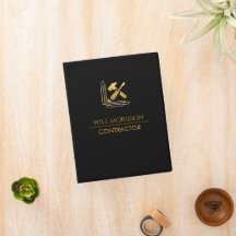 Moderne Bauweise Golden & Black
