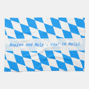 Moderne bayerische Grafiken Küchentuch