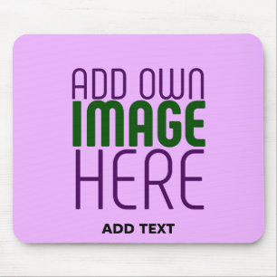 MODERNE BEARBEITBARE EINFACHE MAUVE-BILD-TEXTVORLA MOUSEPAD