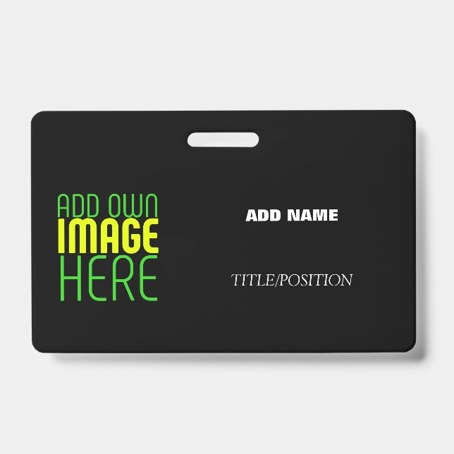 MODERNE BEARBEITBARE, EINFACHE TEMPLATE FÜR SCHWAR AUSWEIS (Front)