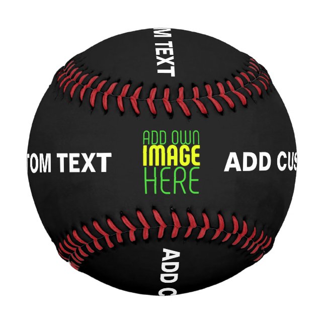 MODERNE BEARBEITBARE, EINFACHE TEMPLATE FÜR SCHWAR BASEBALL (Vorderseite)