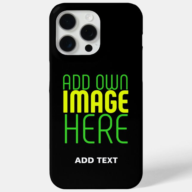 MODERNE BEARBEITBARE, EINFACHE TEMPLATE FÜR SCHWAR Case-Mate iPhone HÜLLE (Rückseite)