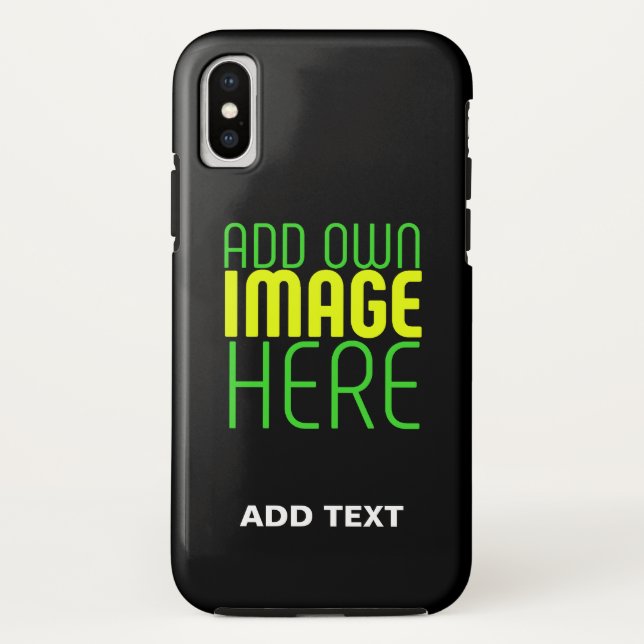 MODERNE BEARBEITBARE, EINFACHE TEMPLATE FÜR SCHWAR Case-Mate iPhone HÜLLE (Rückseite)