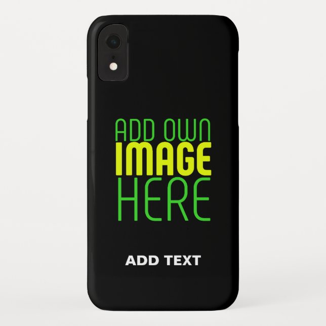 MODERNE BEARBEITBARE, EINFACHE TEMPLATE FÜR SCHWAR Case-Mate iPhone HÜLLE (Rückseite)