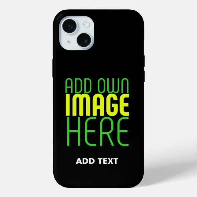 MODERNE BEARBEITBARE, EINFACHE TEMPLATE FÜR SCHWAR Case-Mate iPhone HÜLLE (Rückseite)