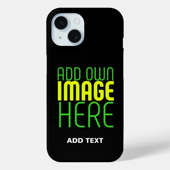 MODERNE BEARBEITBARE, EINFACHE TEMPLATE FÜR SCHWAR Case-Mate iPhone HÜLLE (Rückseite)