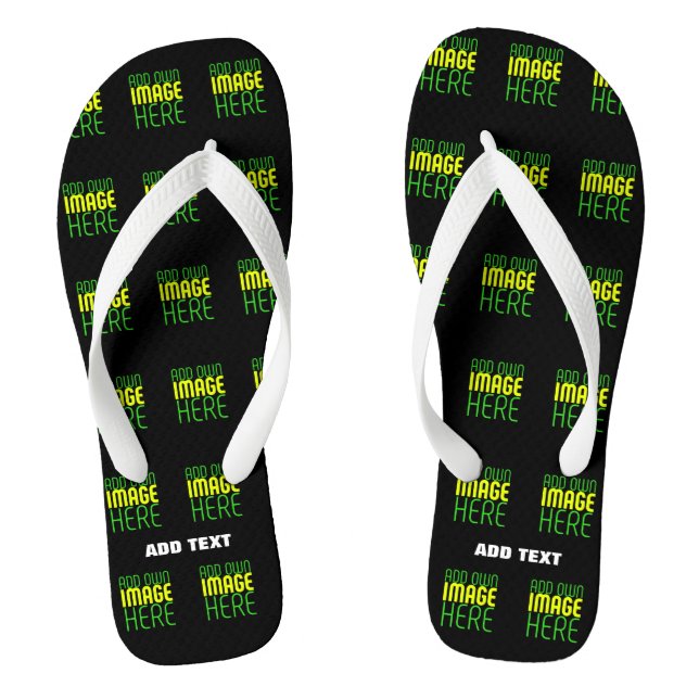MODERNE BEARBEITBARE, EINFACHE TEMPLATE FÜR SCHWAR FLIP FLOPS (Fußbett)