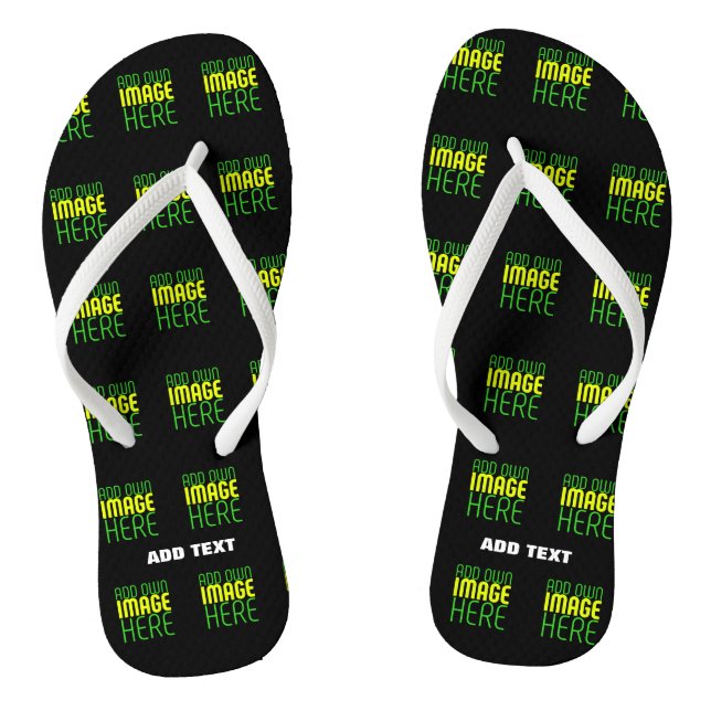 MODERNE BEARBEITBARE, EINFACHE TEMPLATE FÜR SCHWAR FLIP FLOPS (Fußbett)