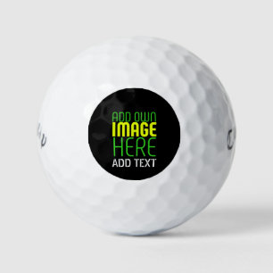 MODERNE BEARBEITBARE, EINFACHE TEMPLATE FÜR SCHWAR GOLFBALL