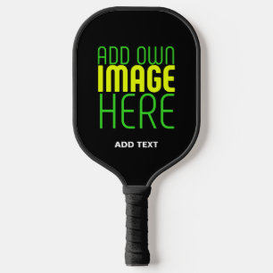 MODERNE BEARBEITBARE, EINFACHE TEMPLATE FÜR SCHWAR PICKLEBALL SCHLÄGER