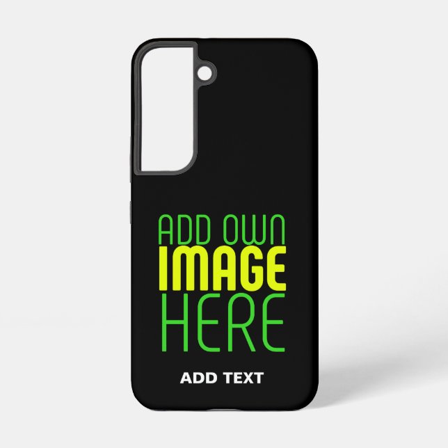 MODERNE BEARBEITBARE, EINFACHE TEMPLATE FÜR SCHWAR SAMSUNG GALAXY HÜLLE (Rückseite)
