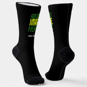 MODERNE BEARBEITBARE, EINFACHE TEMPLATE FÜR SCHWAR SOCKEN