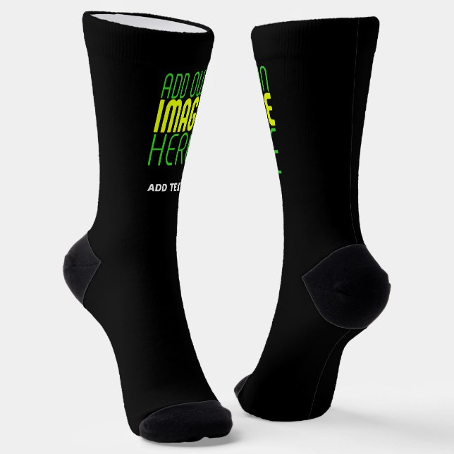 MODERNE BEARBEITBARE, EINFACHE TEMPLATE FÜR SCHWAR SOCKEN (Gewinkelt)