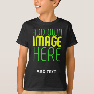 MODERNE BEARBEITBARE, EINFACHE TEMPLATE FÜR SCHWAR T-Shirt