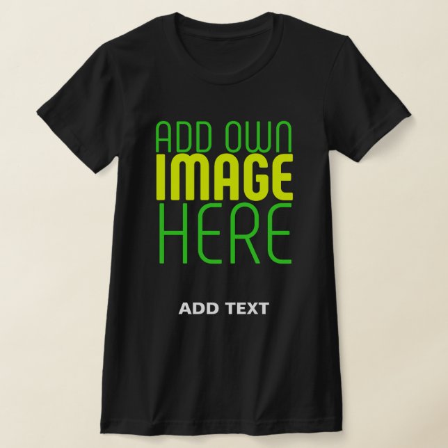 MODERNE BEARBEITBARE, EINFACHE TEMPLATE FÜR SCHWAR T-Shirt (Ablage )