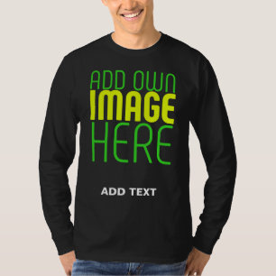 MODERNE BEARBEITBARE, EINFACHE TEMPLATE FÜR SCHWAR T-Shirt