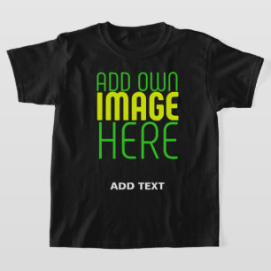 MODERNE BEARBEITBARE, EINFACHE TEMPLATE FÜR SCHWAR T-Shirt