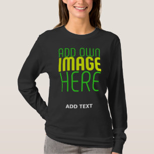 MODERNE BEARBEITBARE, EINFACHE TEMPLATE FÜR SCHWAR T-Shirt