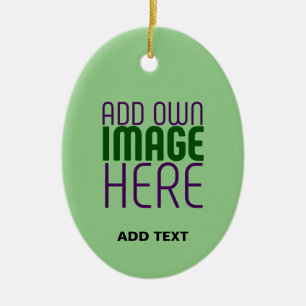 MODERNE BEARBEITBARE MINT GRÜNE BILDTEMPLATE KERAMIK ORNAMENT
