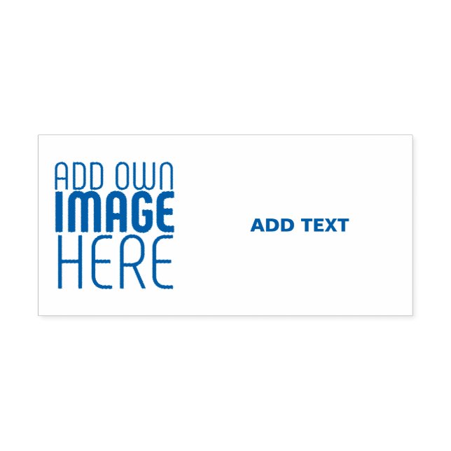 MODERNE BEARBEITBARE WEISSE BILD-TEXTVORLAGE BLAU PERMASTEMPEL (Design)