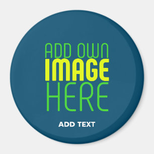 MODERNE BEARBEITUNG PRUSSIAN BLUE BILD TEMPLATE MAGNET