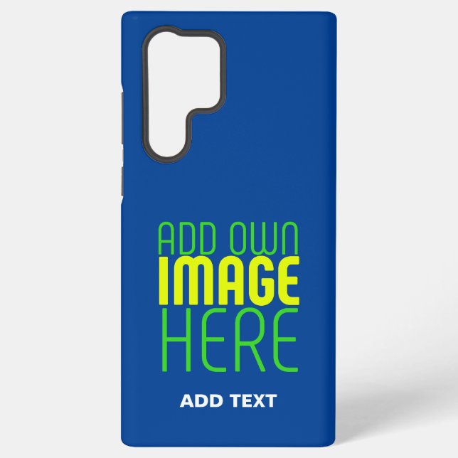 MODERNE BEARBEITUNGSFÄHIGE COBALT BLUE BILD-TEMPLA SAMSUNG GALAXY HÜLLE (Rückseite)